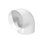 Колено для воздуховодов ПВХ круглое 10ККП (D=100mm)